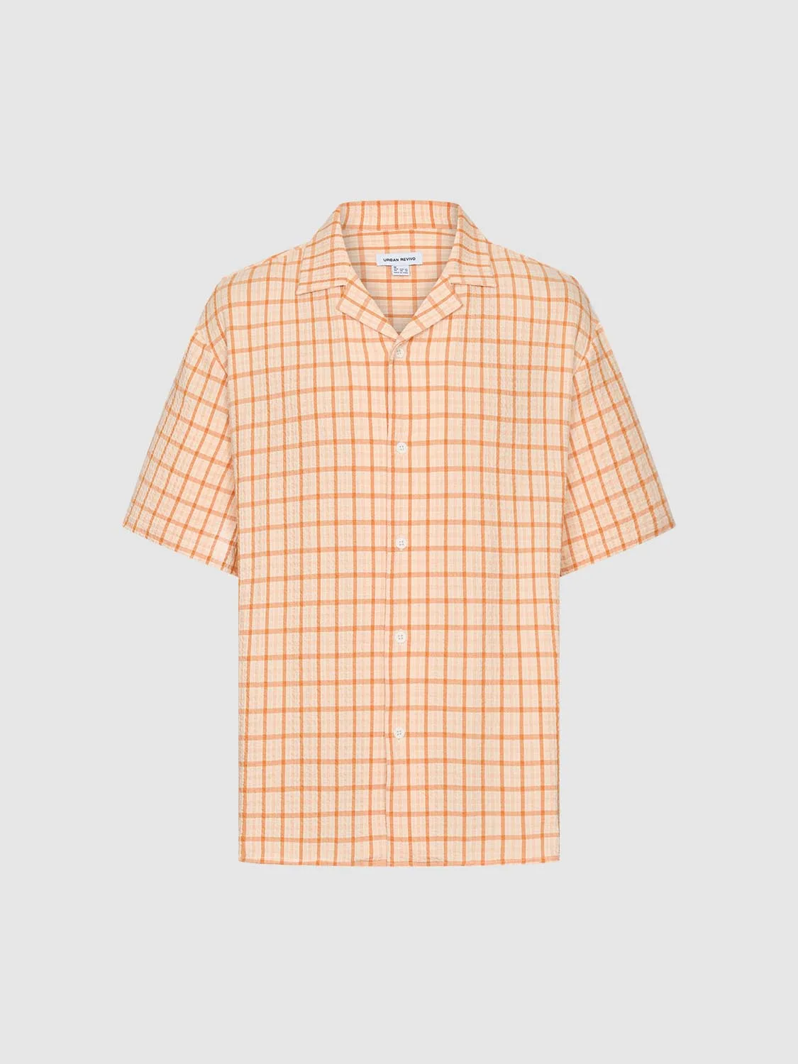 Short Sleeve Plaid Shirts sold by Urban Revivo product image thumbnail 3