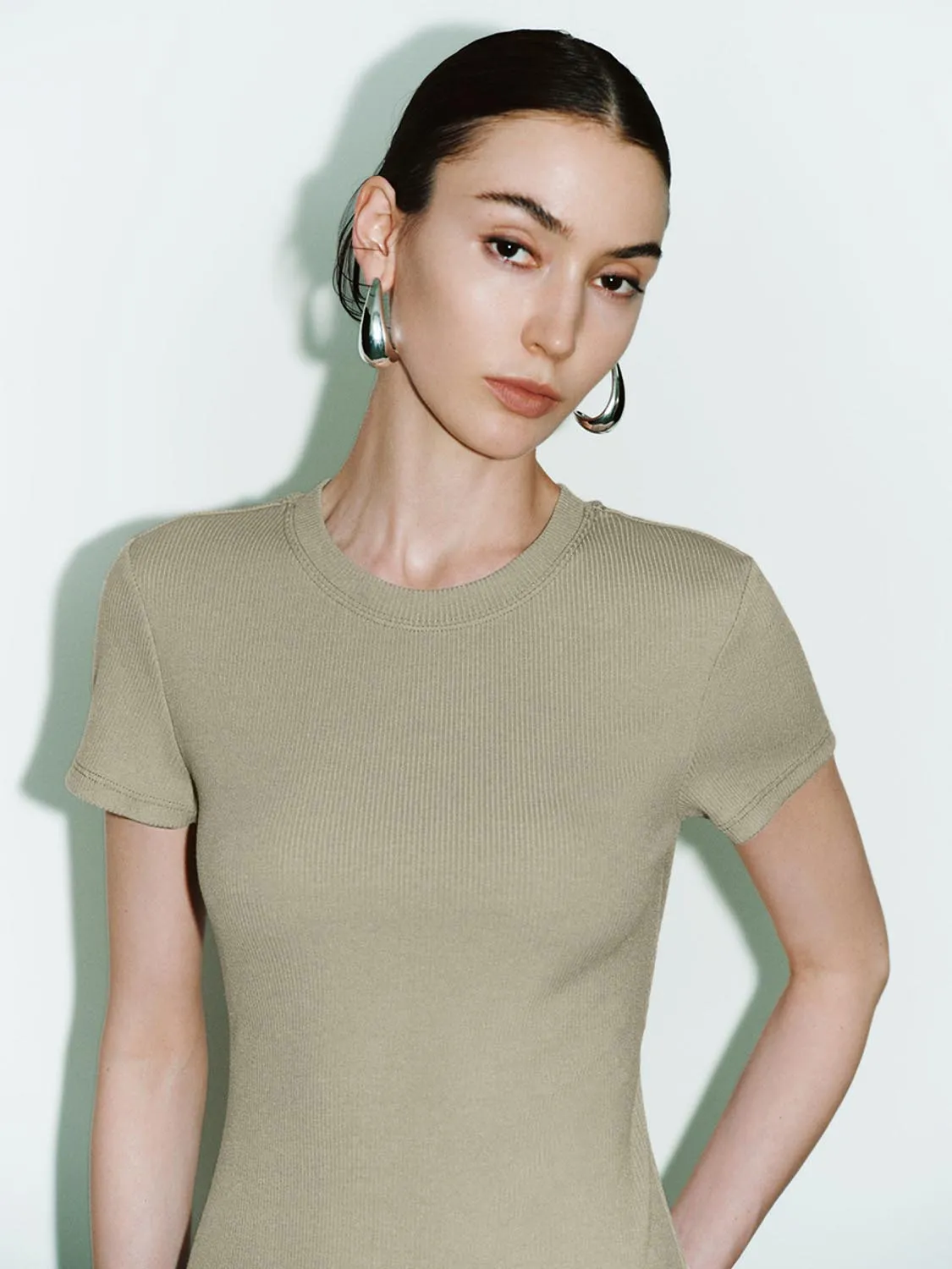 Sleeveless Crew Neck Straight Dresses sold by Urban Revivo product image thumbnail 5