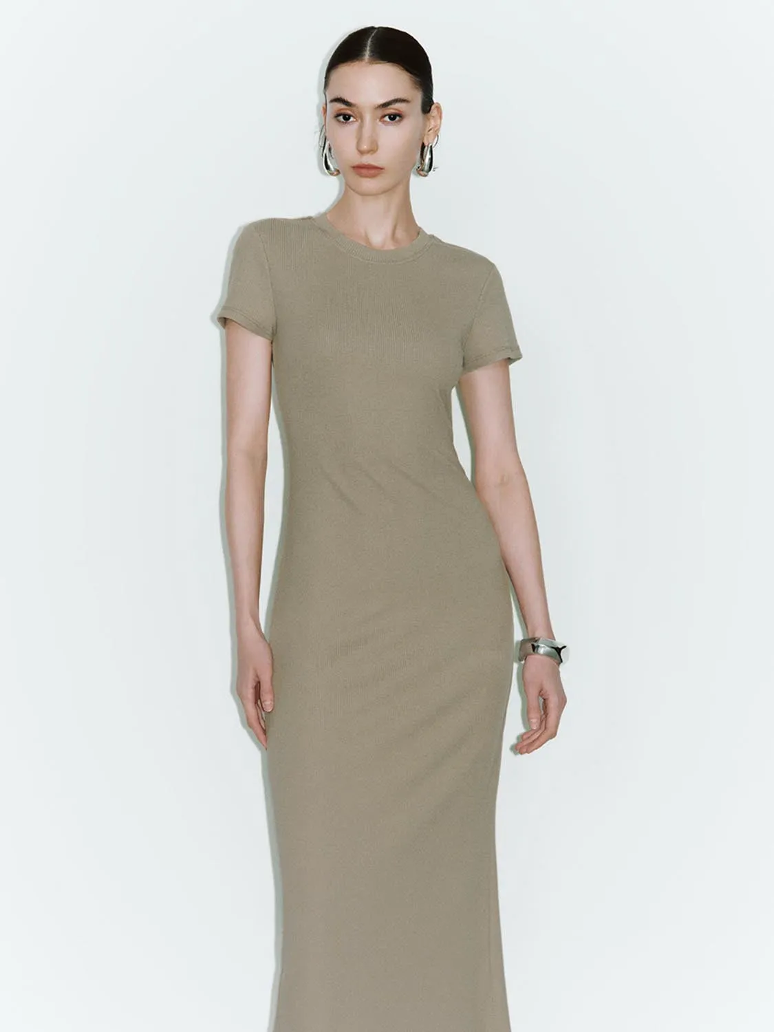 Sleeveless Crew Neck Straight Dresses sold by Urban Revivo product image thumbnail 4