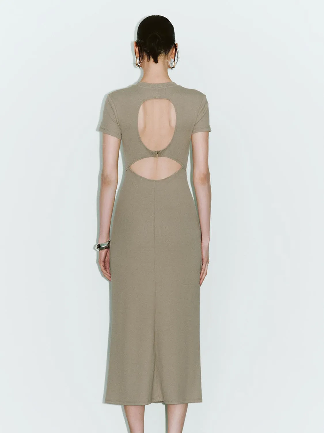 Sleeveless Crew Neck Straight Dresses sold by Urban Revivo product image thumbnail 2