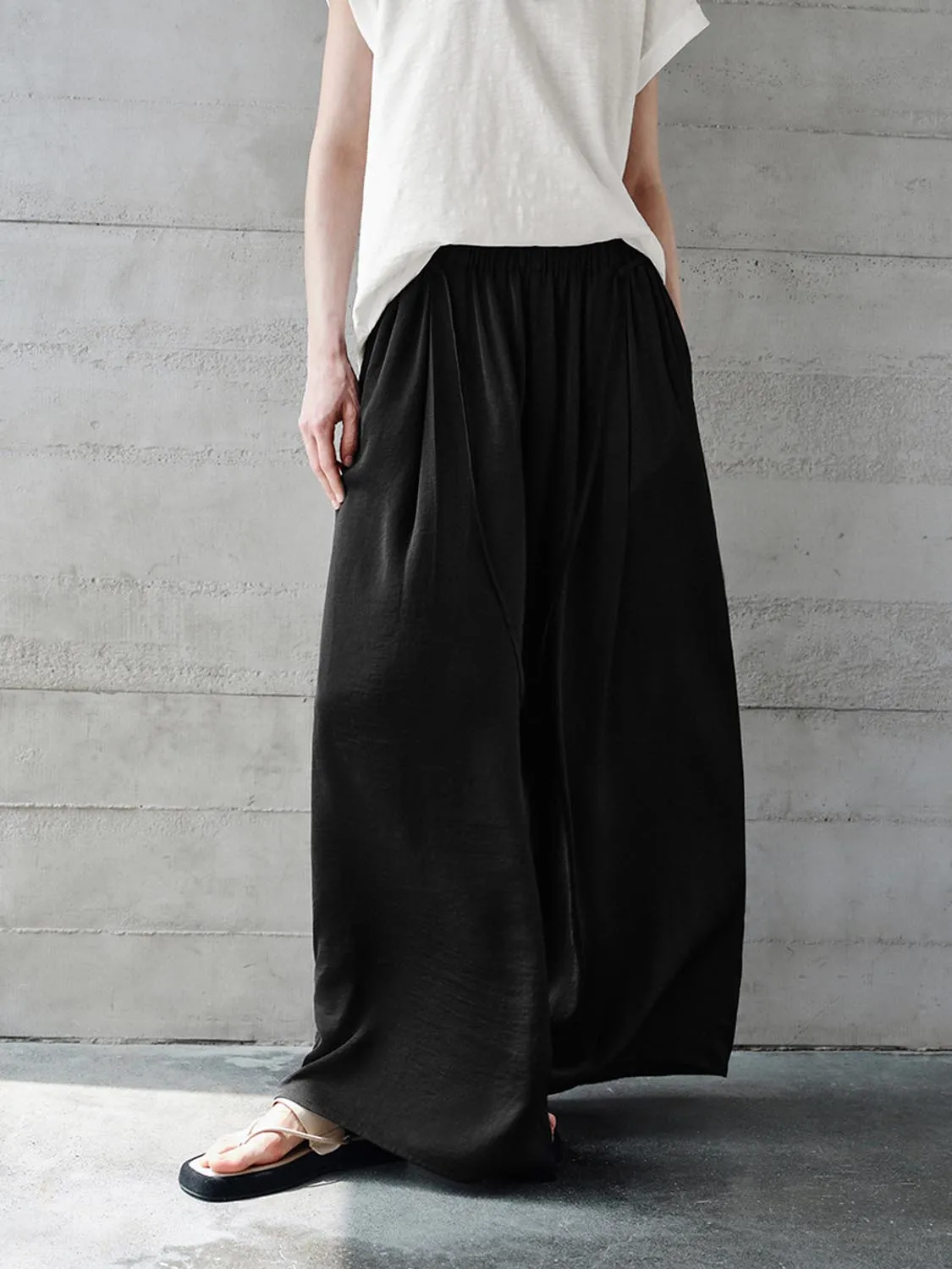 Wide-Leg Pants sold by Urban Revivo product image thumbnail 2
