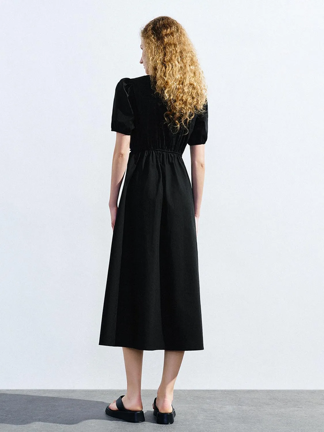 V-Neck Skater Dresses sold by Urban Revivo product image thumbnail 2