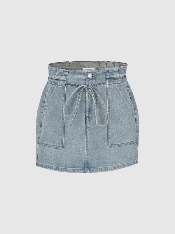 Denim Mini Skirts sold by Urban Revivo