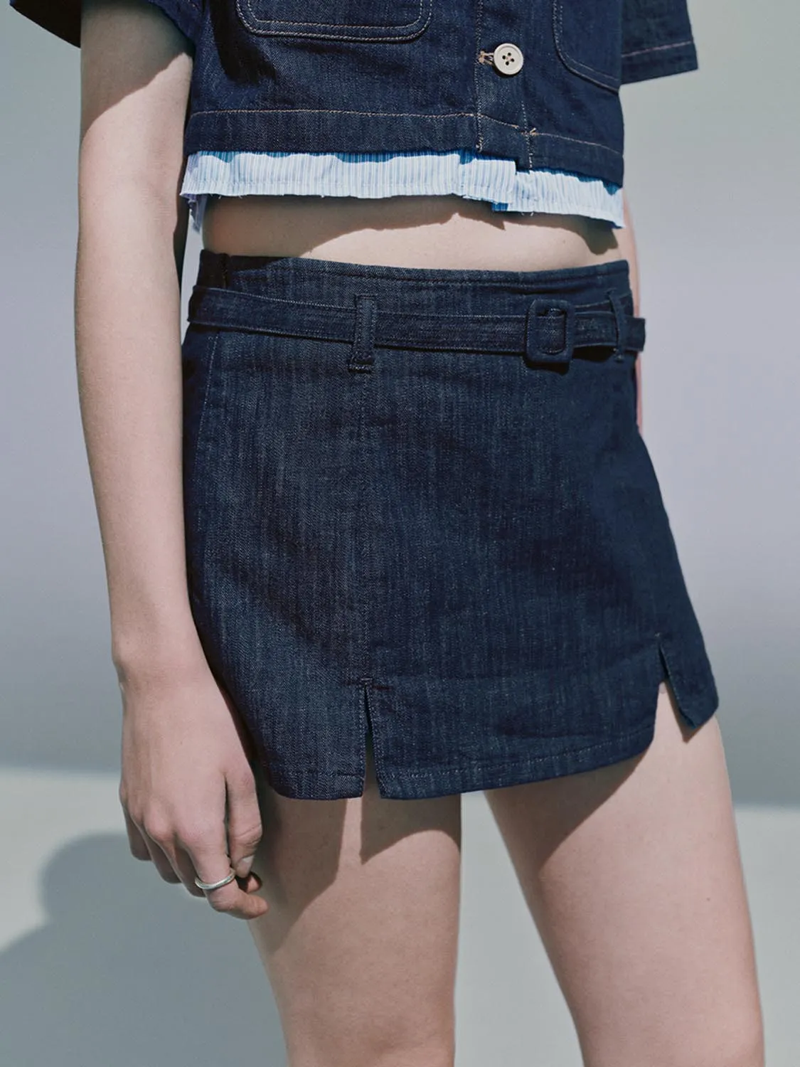 Denim Shorts sold by Urban Revivo product image thumbnail 4