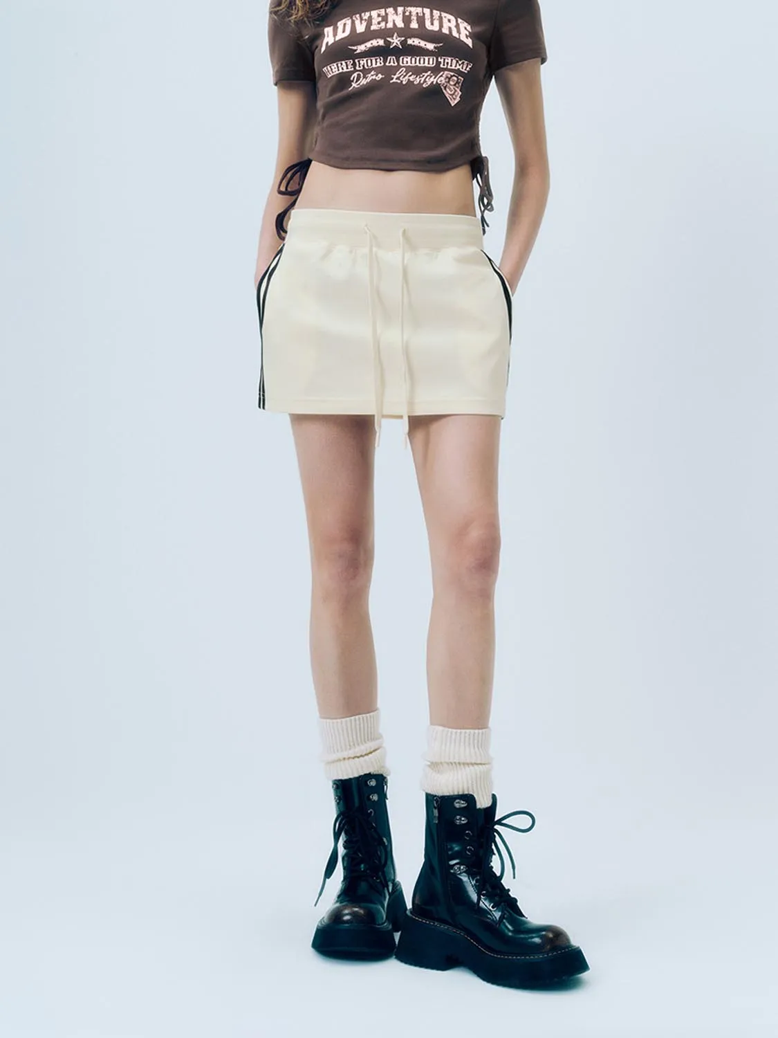 Drawstring Straight Skirts sold by Urban Revivo product image thumbnail 2