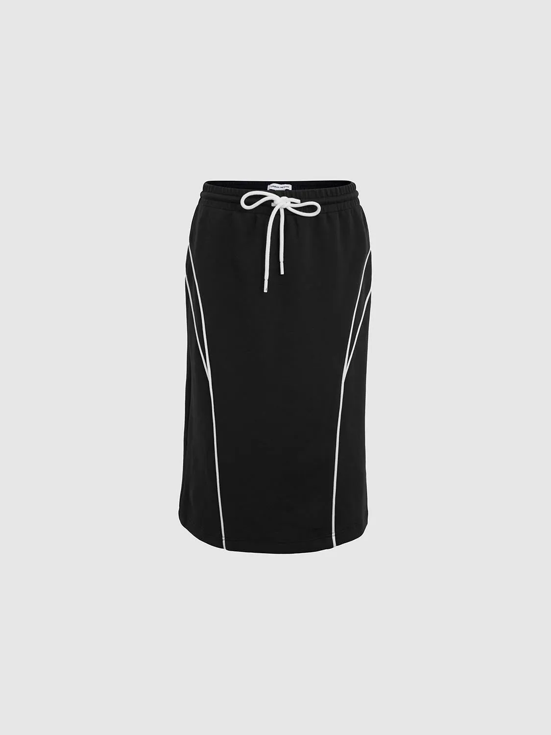 Drawstring Midi Straight Skirts sold by Urban Revivo