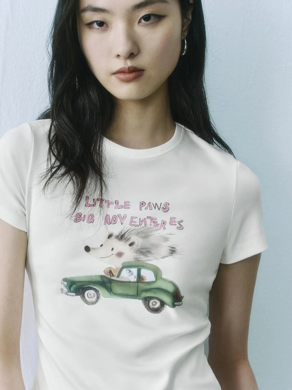 Printed Short Sleeve T-Shirts sold by Urban Revivo product image thumbnail 3