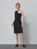 Asymmetrical One Shoulder Skinny-Fit Dresses sold by Urban Revivo