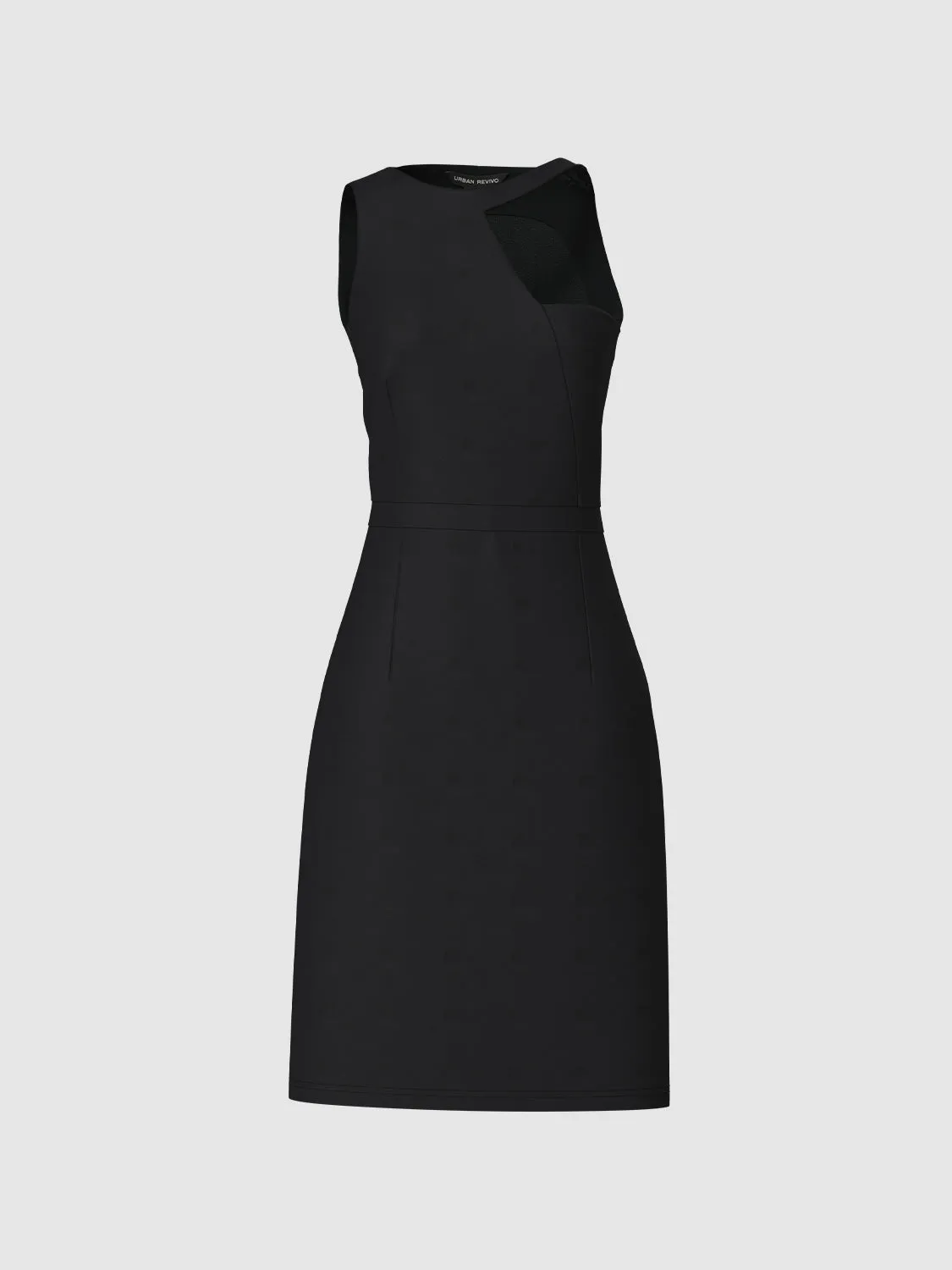 Asymmetrical One Shoulder Skinny-Fit Dresses sold by Urban Revivo product image thumbnail 4