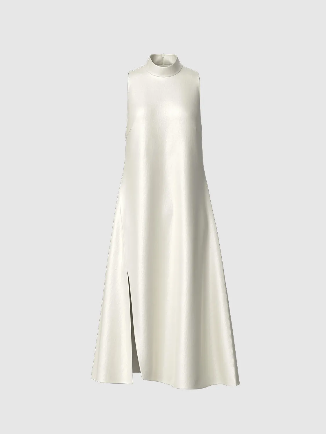 Mock Neck Sleeveless Split Hem Dresses sold by Urban Revivo product image thumbnail 4