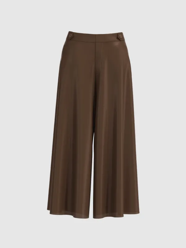 Loose Wide-Leg Pants sold by Urban Revivo