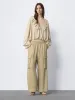 Elastic Flap Pocket Wide-Leg Pants sold by Urban Revivo