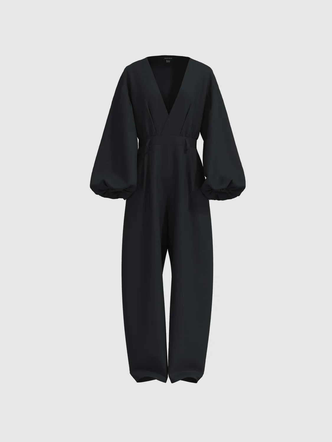V-Neck Loose Jumpsuits sold by Urban Revivo product image thumbnail 4