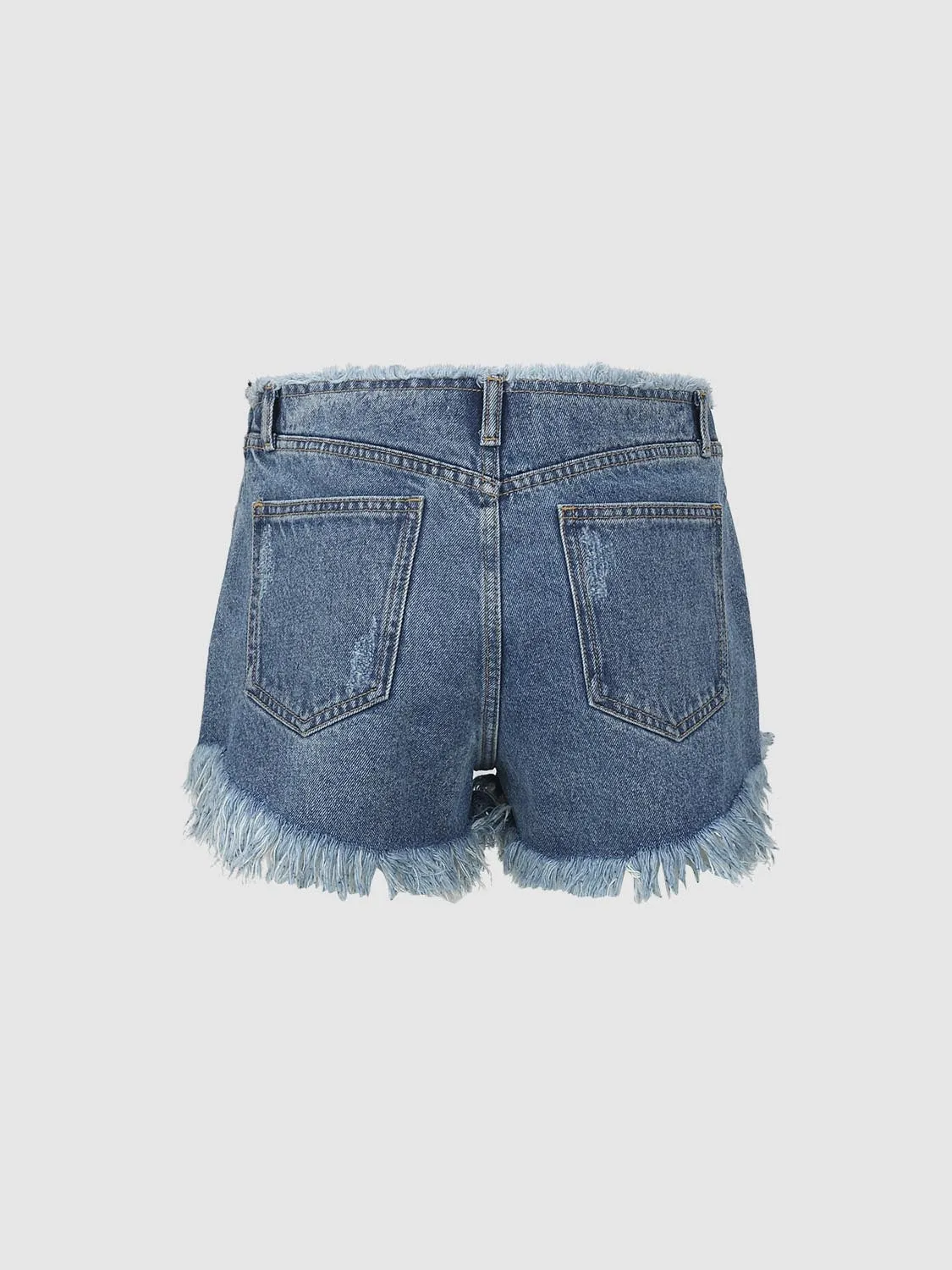 Vogue Denim Shorts sold by Urban Revivo product image thumbnail 2