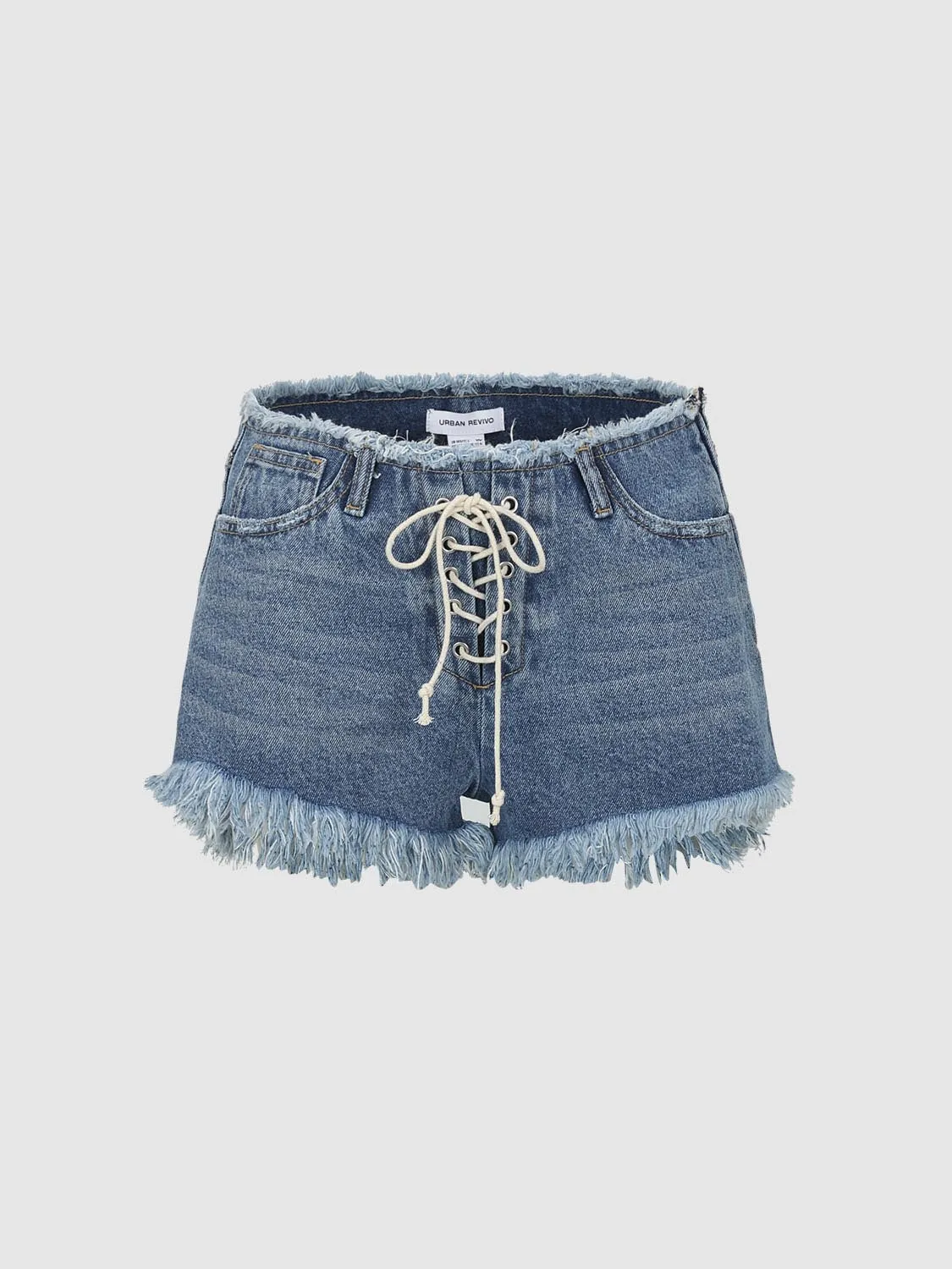Vogue Denim Shorts sold by Urban Revivo product image thumbnail 3