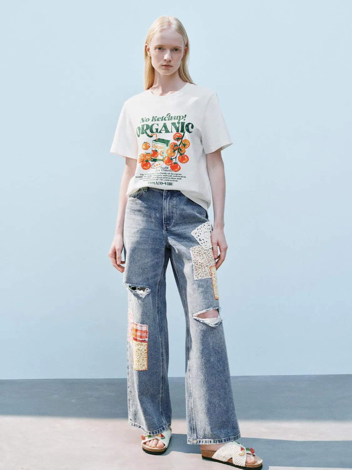 Printed Short Sleeve T-Shirts sold by Urban Revivo product image thumbnail 3