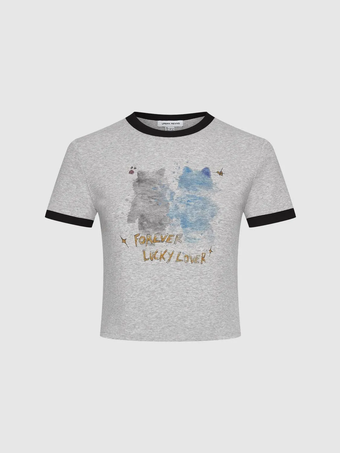 Printed Short Sleeve T-Shirts sold by Urban Revivo