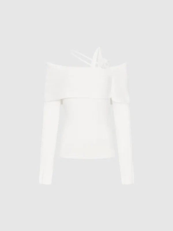 One Shoulder Knitted T-Shirts sold by Urban Revivo
