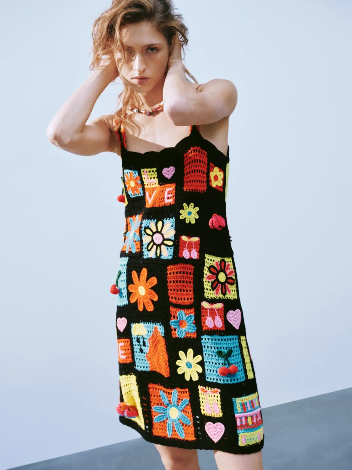 Granny Square Knitted Dresses sold by Urban Revivo product image thumbnail 3