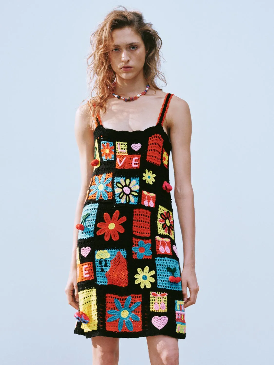 Granny Square Knitted Dresses sold by Urban Revivo
