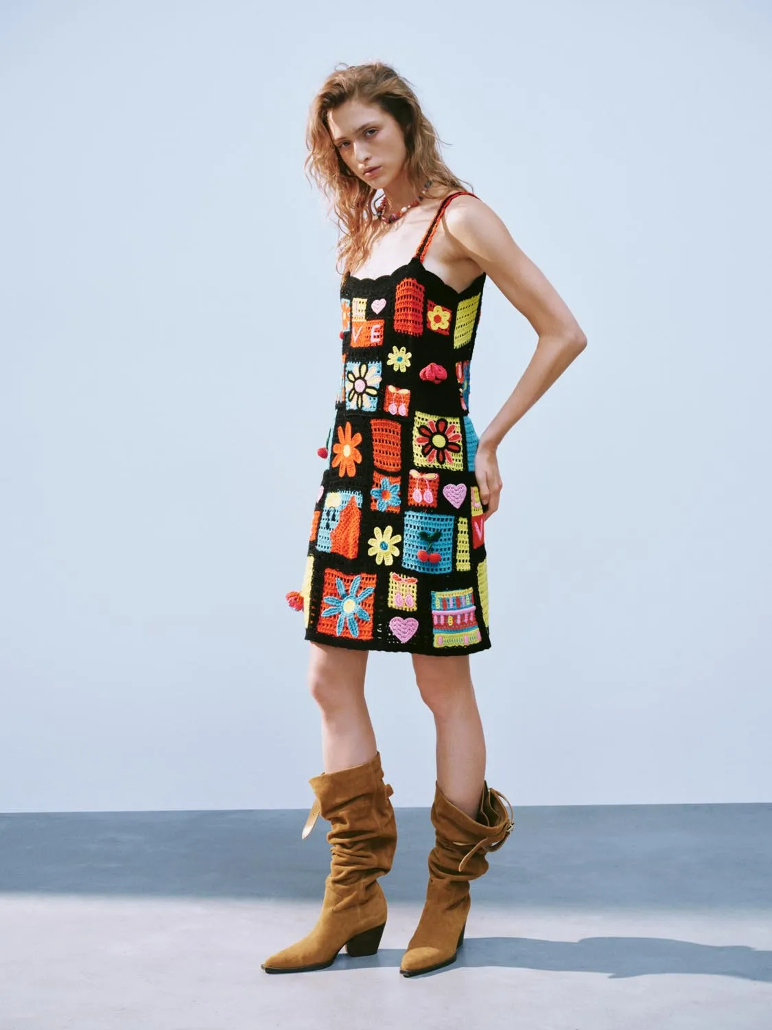 Granny Square Knitted Dresses sold by Urban Revivo product image thumbnail 5