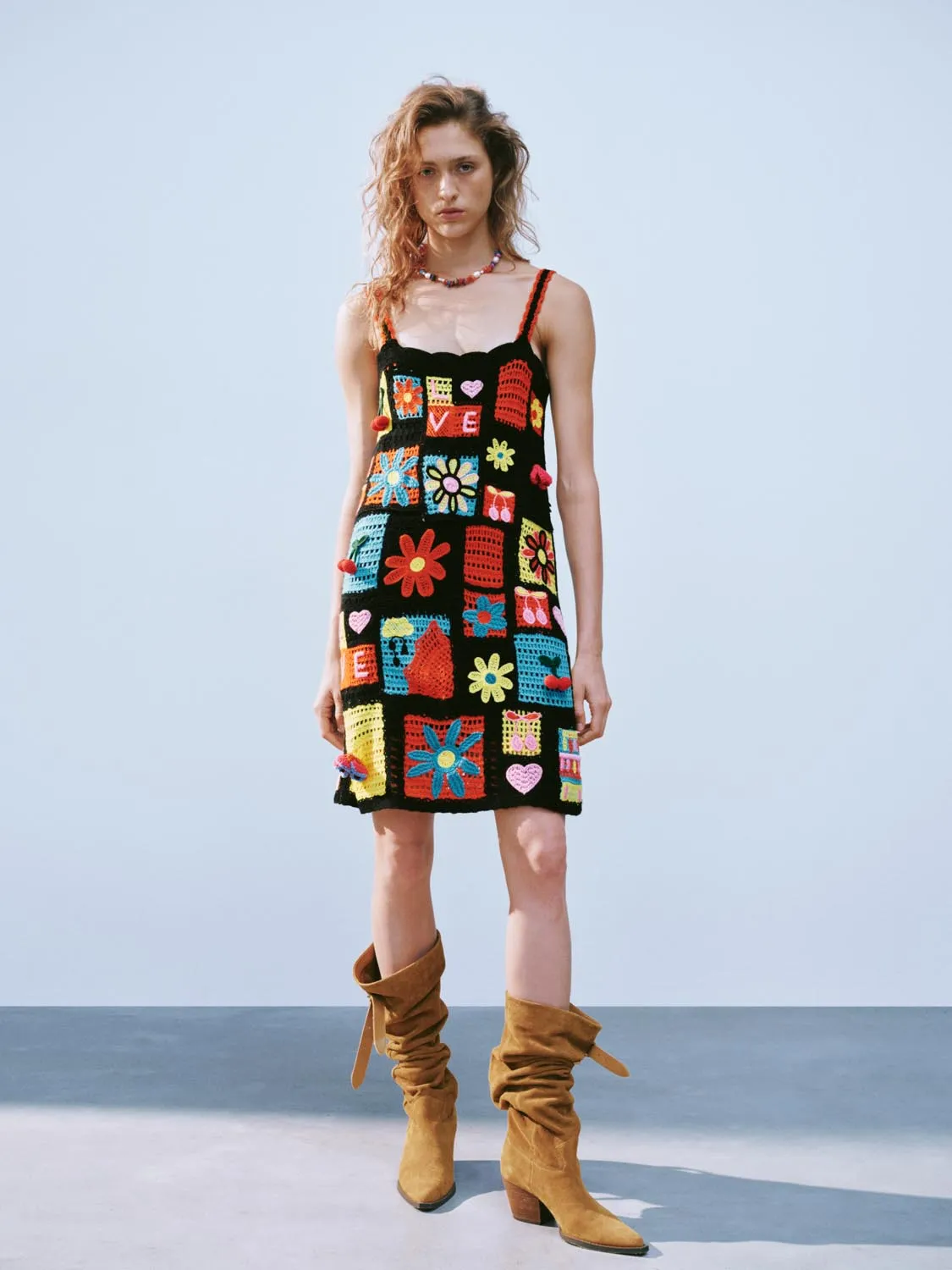 Granny Square Knitted Dresses sold by Urban Revivo product image thumbnail 4
