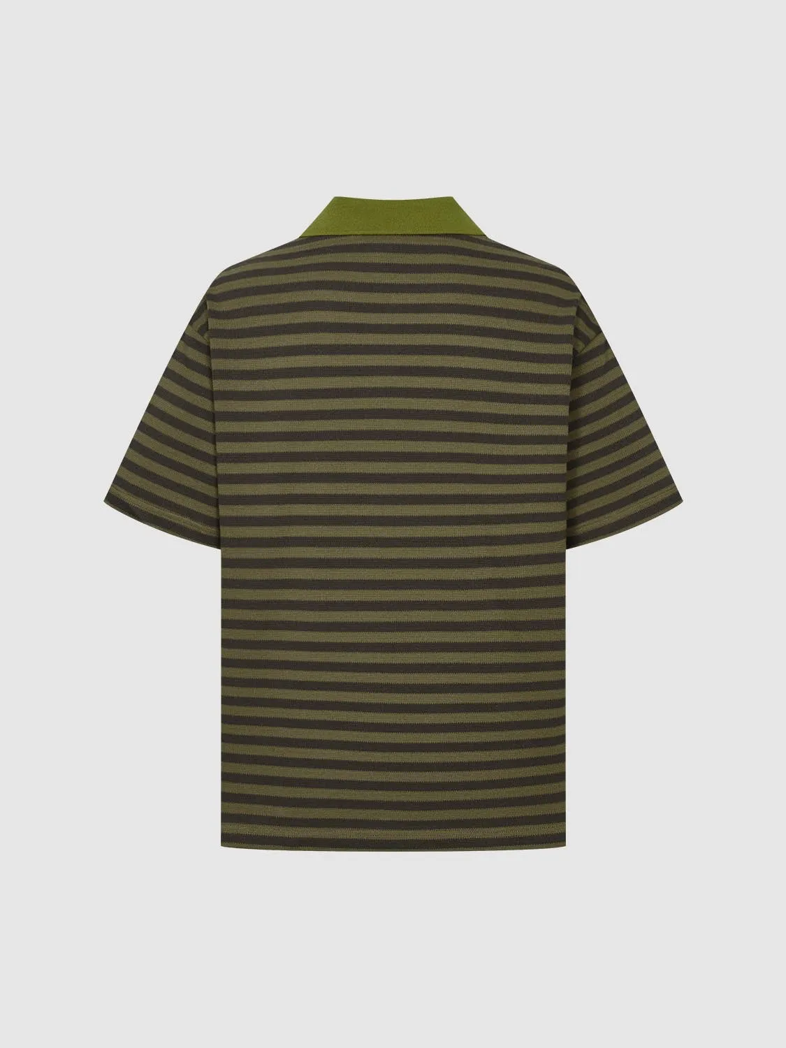 Lapel Striped Polo Shirts sold by Urban Revivo product image thumbnail 2