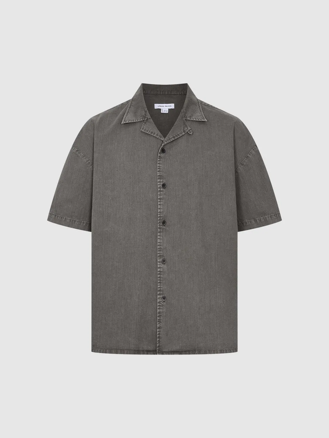 Button Up Short Sleeve Shirts sold by Urban Revivo product image thumbnail 3