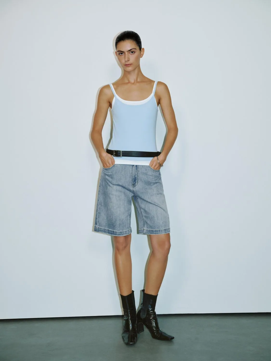 Denim Shorts sold by Urban Revivo product image thumbnail 5