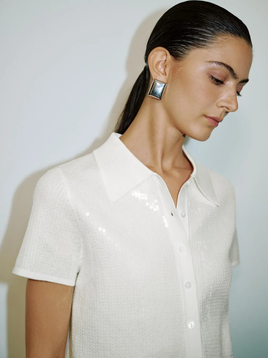 Knitted Short Sleeve Cardigans sold by Urban Revivo product image thumbnail 5