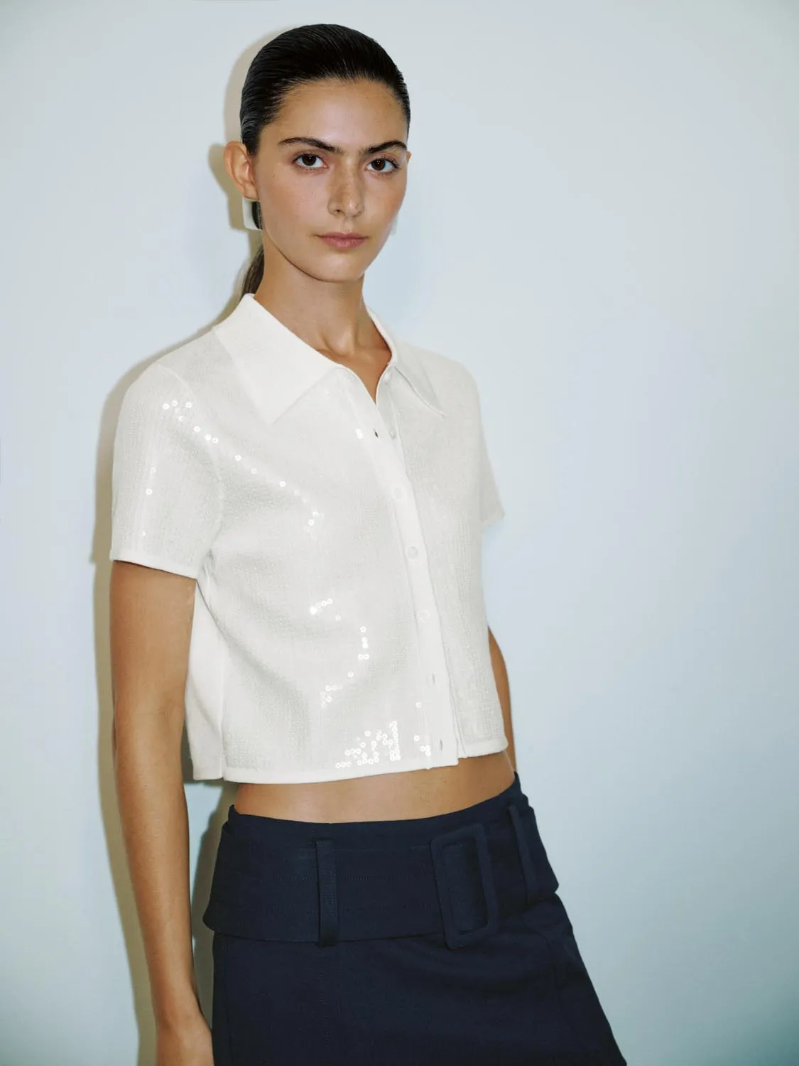 Knitted Short Sleeve Cardigans sold by Urban Revivo product image thumbnail 2