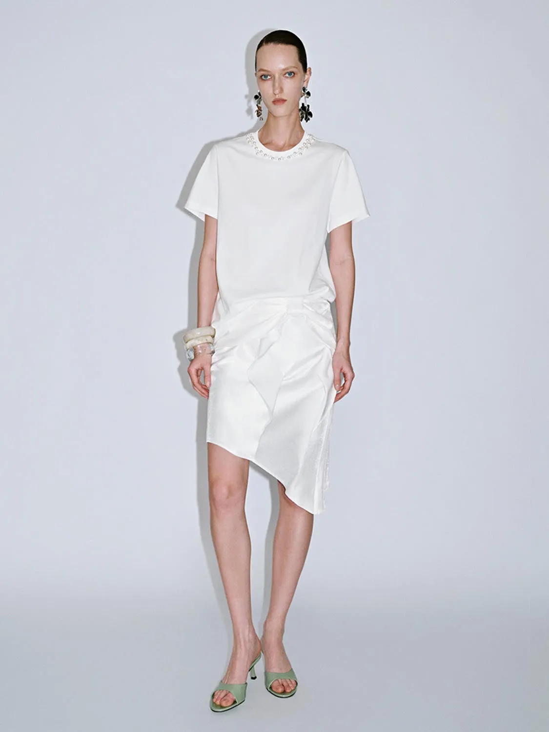 Pearl Decor T-Shirts sold by Urban Revivo product image thumbnail 5