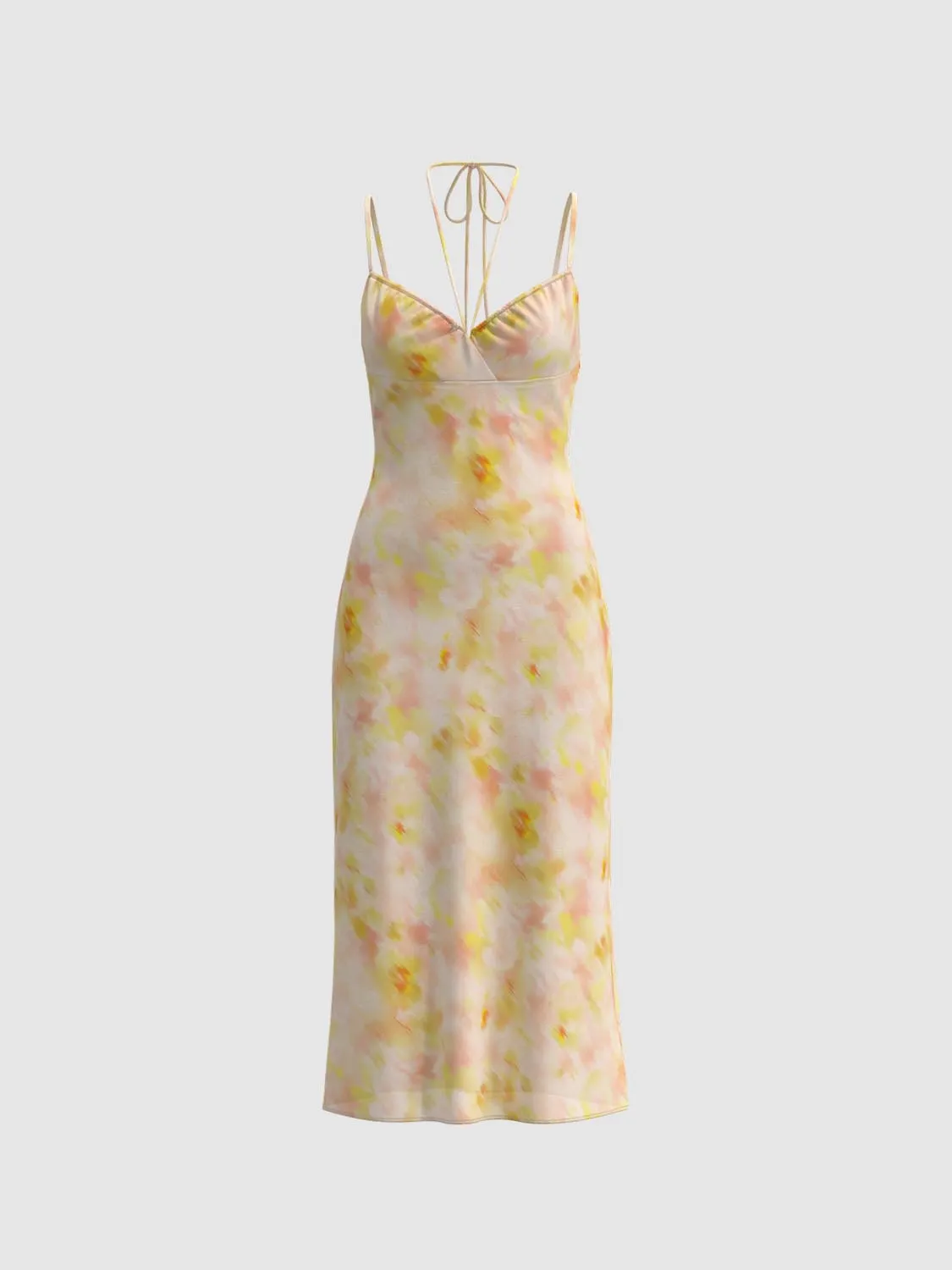 Cami Floral A-Line Dresses sold by Urban Revivo product image thumbnail 3