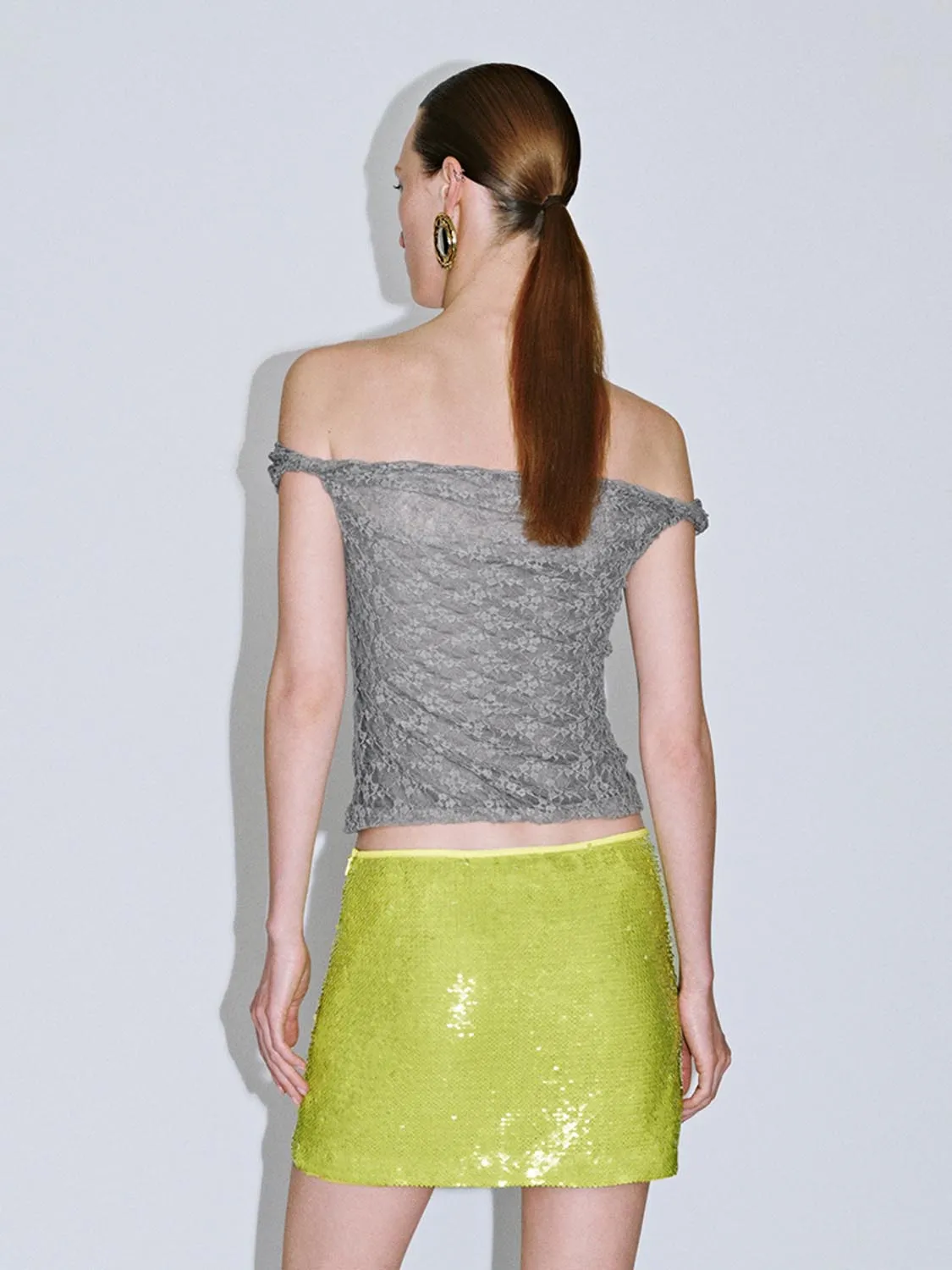Off Shoulder Skinny Blouses sold by Urban Revivo product image thumbnail 2