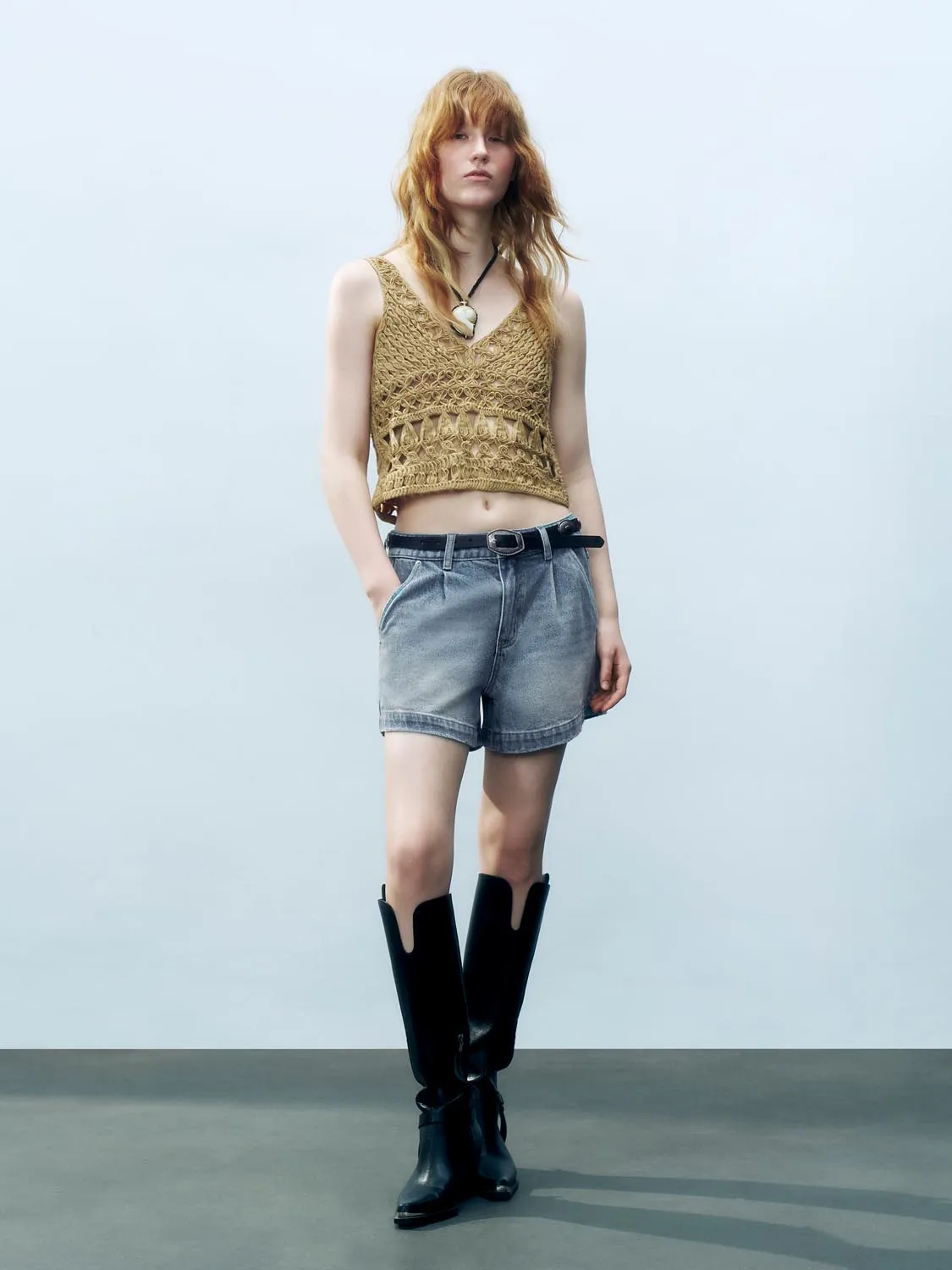 Denim Shorts sold by Urban Revivo product image thumbnail 5