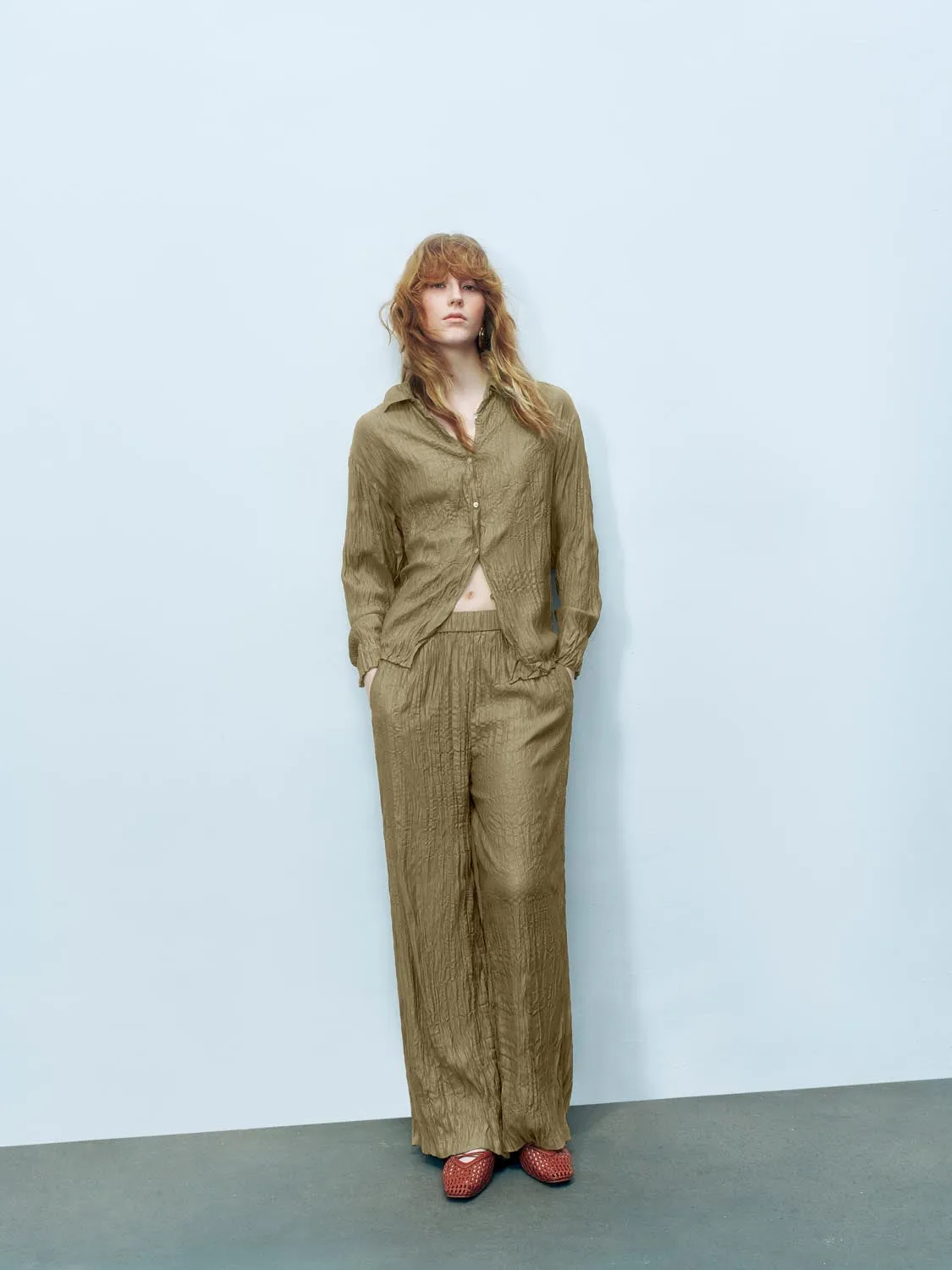 Wide-Leg Pants sold by Urban Revivo product image thumbnail 5