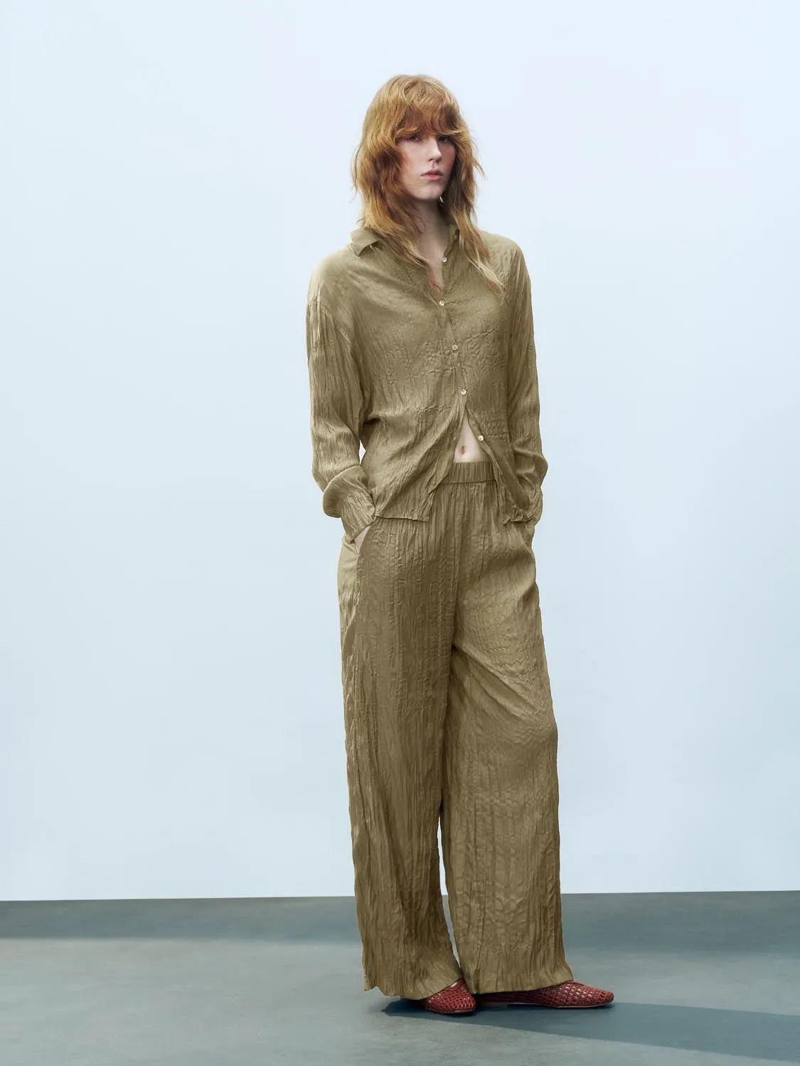 Wide-Leg Pants sold by Urban Revivo product image thumbnail 3