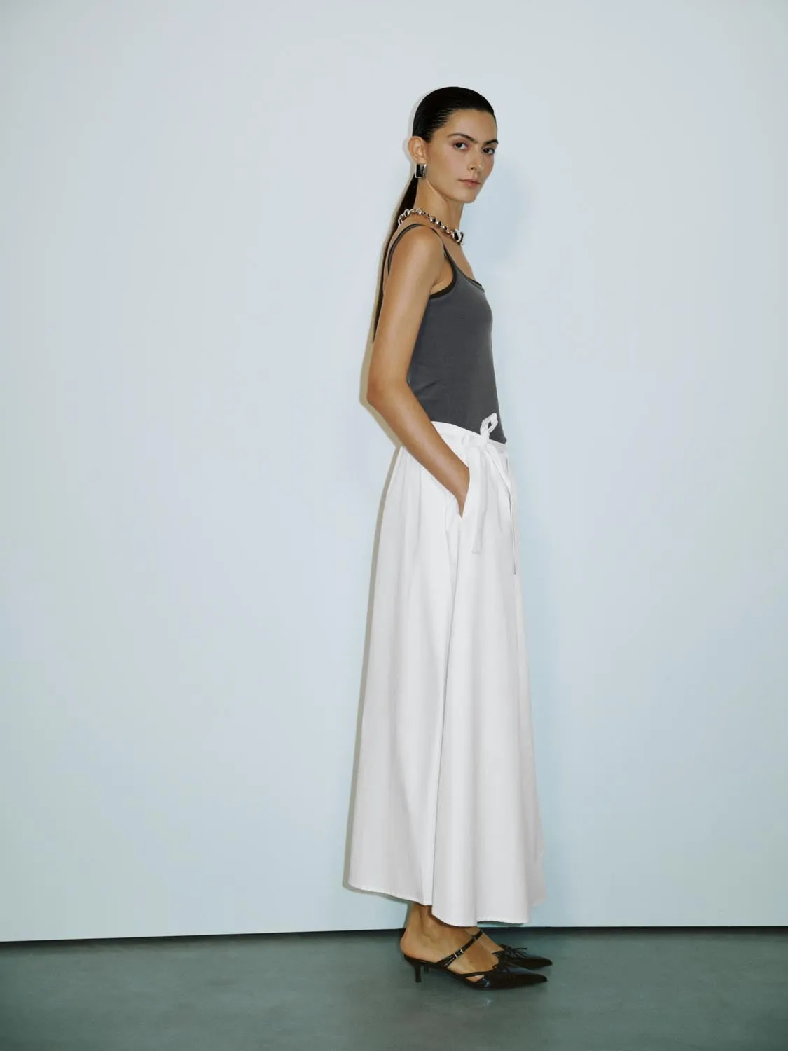 Bow Decor A-Line Skirts sold by Urban Revivo product image thumbnail 5