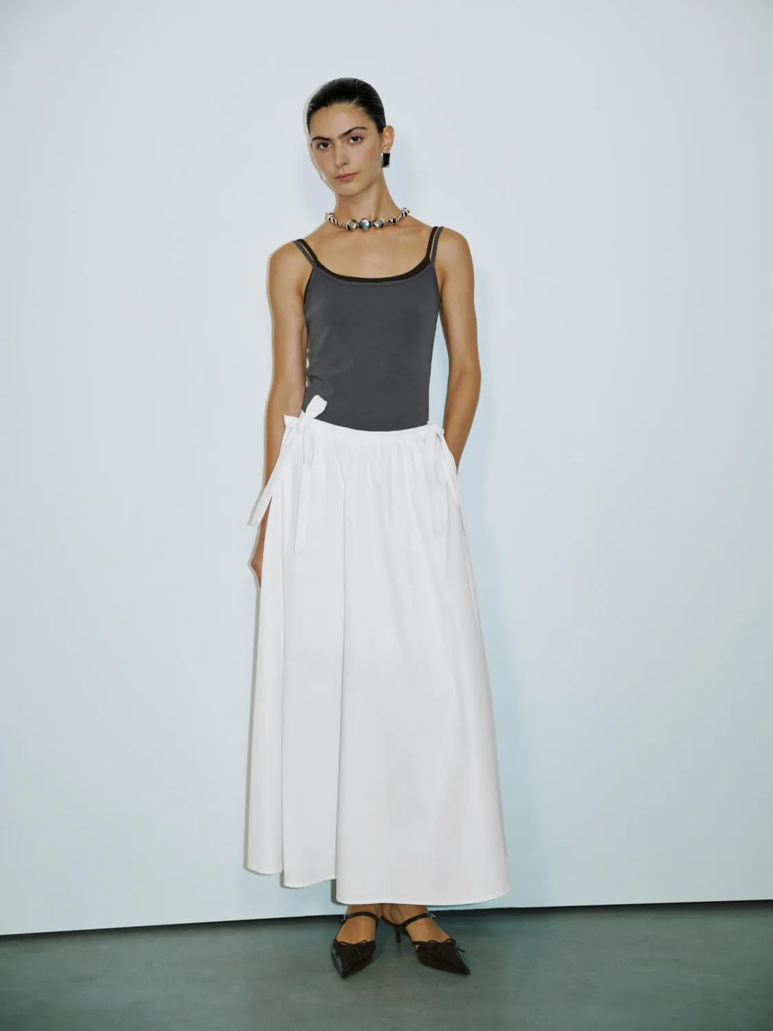 Bow Decor A-Line Skirts sold by Urban Revivo product image thumbnail 3