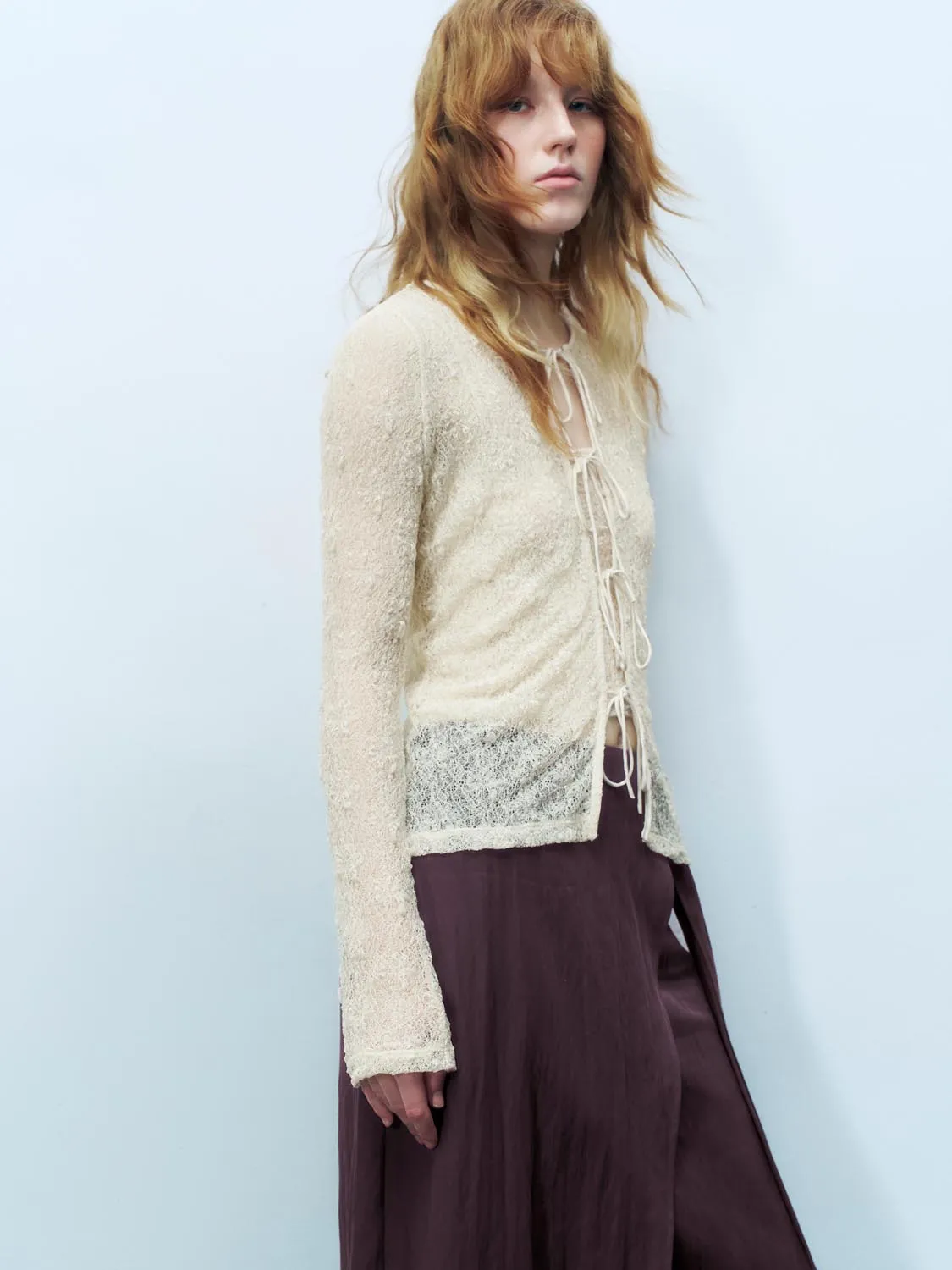 Lace Up Front Shirts sold by Urban Revivo product image thumbnail 2