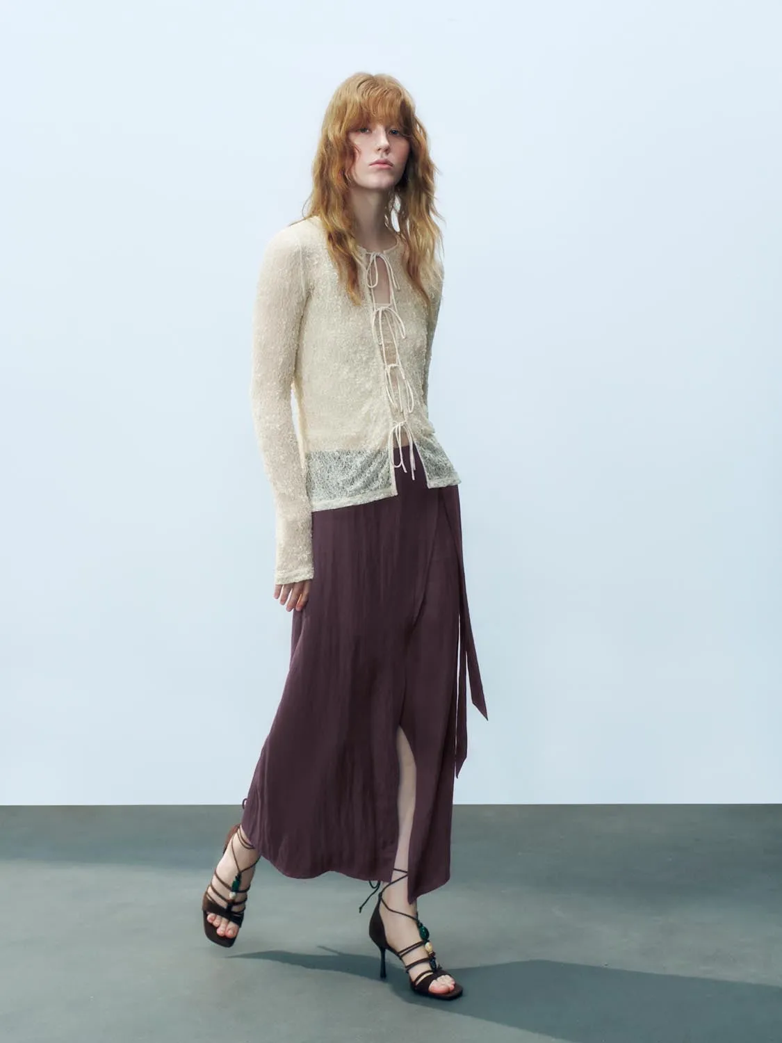 Lace Up Front Shirts sold by Urban Revivo product image thumbnail 4