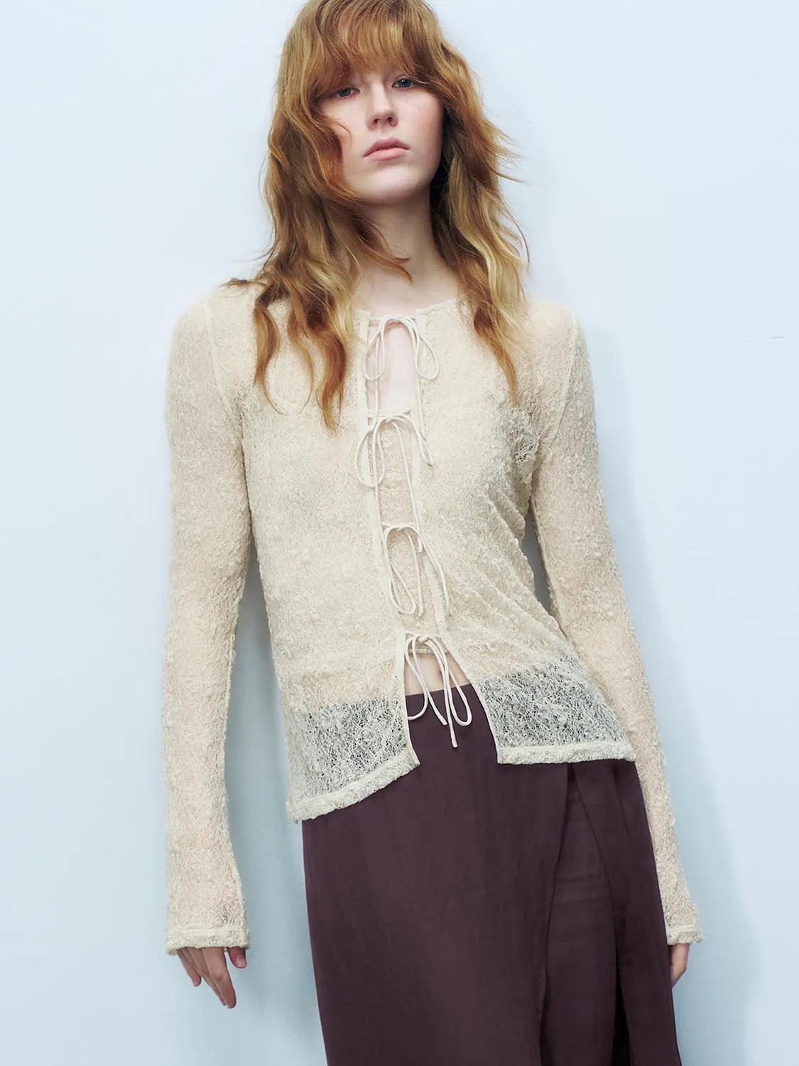 Lace Up Front Shirts sold by Urban Revivo