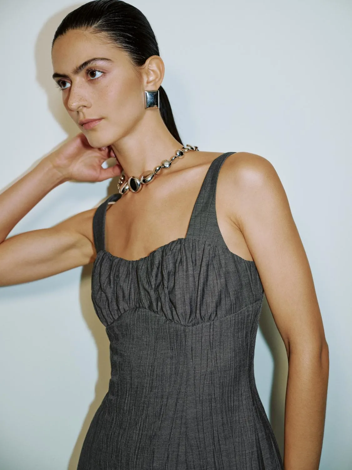 Wide Strap A-Line Dresses sold by Urban Revivo product image thumbnail 3