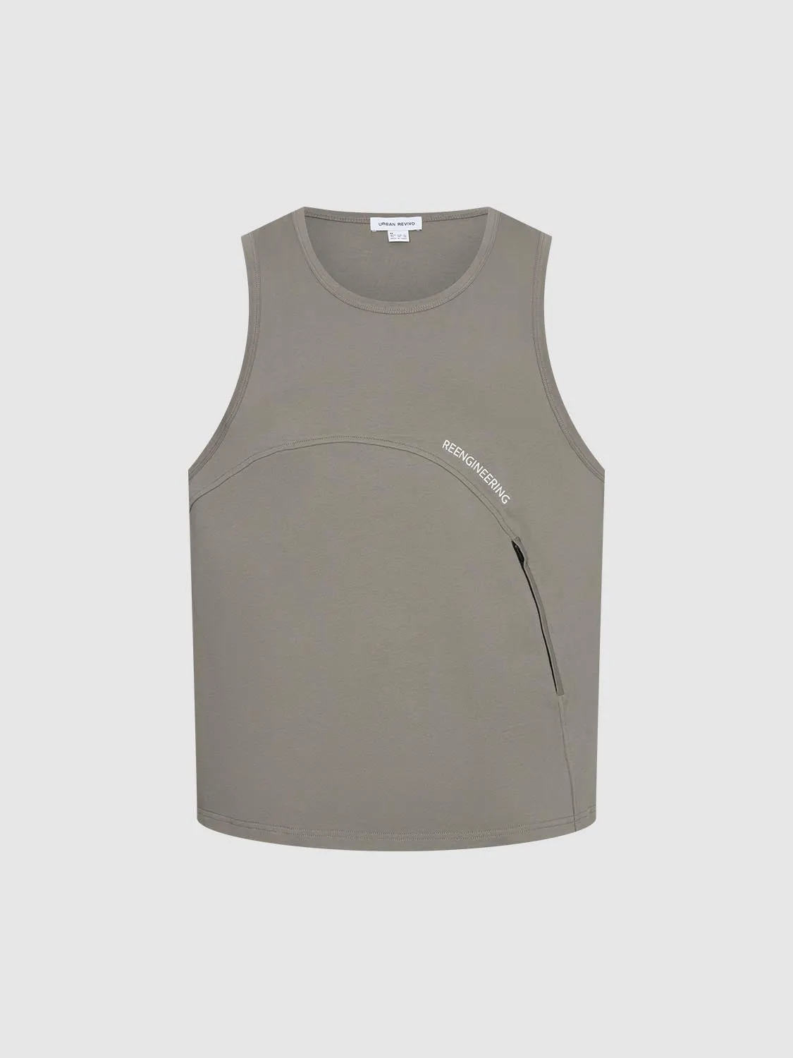 Sleeveless T-Shirts sold by Urban Revivo product image thumbnail 3