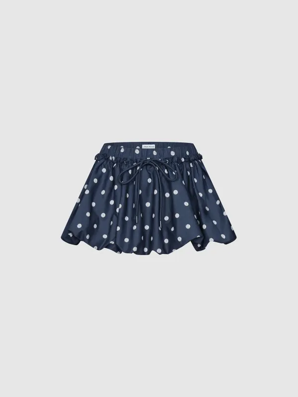 Dotted Mini A-Line Skirts sold by Urban Revivo