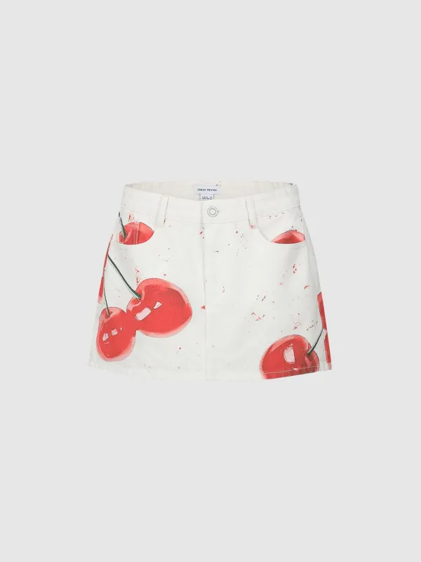 Denim Mini Skirts sold by Urban Revivo