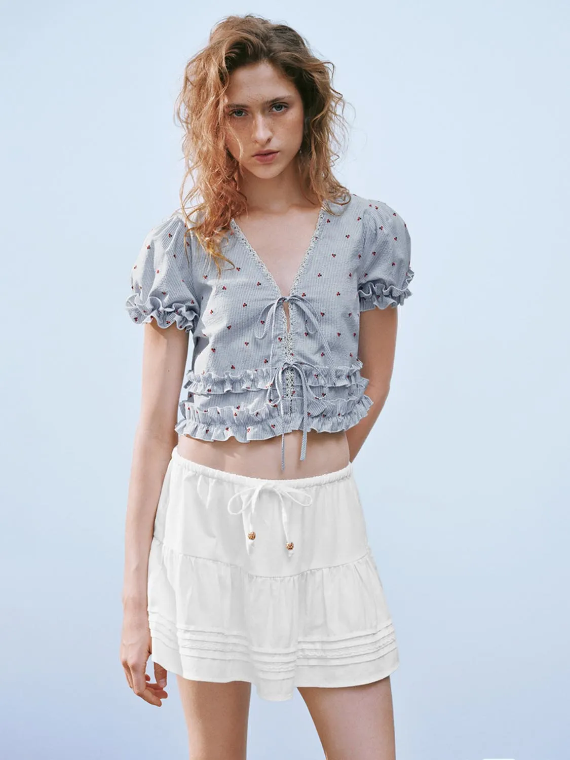 V-Neck Striped Shirts sold by Urban Revivo