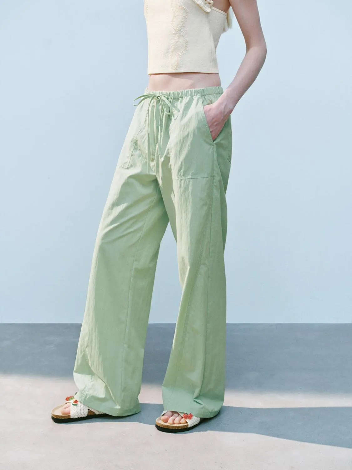 Wide-Leg Pants sold by Urban Revivo product image thumbnail 4