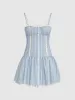 Striped Cami A-Line Dresses sold by Urban Revivo