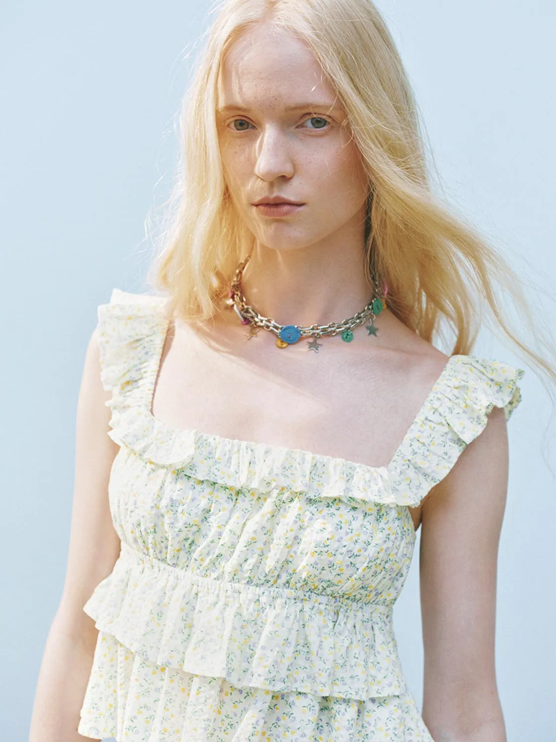 Tiered Cami Tops sold by Urban Revivo product image thumbnail 4